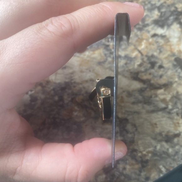 Coach Gold Earrings NWT - Picture 3 of 4